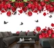 3D Фото Шпалери PHOTODECOR "Троянди з метеликами" 1 кв.м. - зображення 2