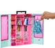 Игровой набор Барби шкаф чемодан с наборами одежды Barbie Closet Playset with Outfits (HKR92) - изображение 2