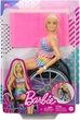 Кукла Барби Модница Блондинка на инвалидной коляске Barbie Fashionistas Doll with Wheelchair & Ramp, Blonde Hair 194 (HJT13) - изображение 6