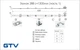 Замок мебельный GTV 288 центральный боковой L=1200мм - изображение 2