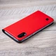 Шкіряний чохол книжка для телефону Huawei Honor 9X (China) від Jk-case, червоний - зображення 4
