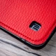 Шкіряний чохол книжка для телефону Huawei Honor 9X (China) від Jk-case, червоний - зображення 6