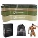 Гумові петлі для тренувань Pull up band set 5шт. U-powex 3,6-56,7 кг Хакі 000272545 - зображення 6