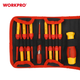 Набор отверток диэлектрических WORKPRO (12 предм.) EN/IEC 60900 PRO WP341018 - изображение 1