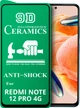 Защитная пленка Ceramics Xiaomi Redmi Note 12 Pro 4G (керамическая 9D) (33824) - изображение 1