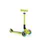 Дитячий триколісний самокат Globber Junior Foldable Lights Lime Green (437-106) - зображення 1