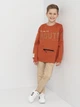 Подростковый свитшот Coccodrillo Craft Sport Junior ZC2132101CRJ-018 146 см Коричневый (5904706039003) - изображение 3