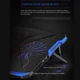 Підставка для ноутбука 15-17.3 дюймів Ice Coorel A2 Blue - зображення 3