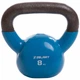 Гиря чугунная с виниловым покрытием Zelart 2680-8 8 кг Blue - изображение 1