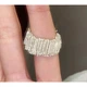 Кольцо с маленькими цепочками "Gold Rings", золото - изображение 2