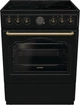Плита Gorenje електрична склокерамічна, 71л, 60x60см, дисплей, програматор, приготування з паром, чорний матовий - зображення 1