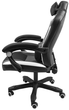 Fotel gamingowy Fury Gaming Chair Avenger M+ Black-White (NFF-1710) - obraz 4