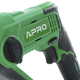 Перфоратор аккумуляторный Apro SDS-Plus 1.5 Дж аккумулятор Li-ion 20 В 2 Ач LED подсветка 2 режима 900 об/мин 5200 уд/мин реверс кейс (000076584) - изображение 9