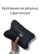 Подушка подголовник аксессуар с логотипом автомобиля Ford кожаная в машину для путешествий для водителя подаро натуральная кожа Delta Plus черная - изображение 5