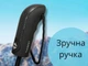 Парасоля повний автомат 16 спиць чоловіча жіноча купол антивітер антишторм парасолька 3 складання Feeling Rain 105 см чорна - зображення 5