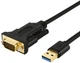 ​Кабель CableCreation CD0625 USB 3.0 M to VGA M 3м Black - изображение 1