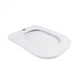 Унітаз Nando напольний Rimless 620х345х800 мм із сидінням Slim Duroplast/ Soft-close/ Quick relase White Qtap - зображення 7