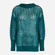 Sweter z golfem damski ażurowy Kamea K.21.617.18 One Size Niebieski (5903246744323) - obraz 2