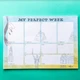Тижневий планер LifeFLUX My perfect week, вишиванка, A4, 52 арк., жовто-блакитний (LFWEEPEM010) - зображення 5