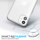 Чехол FlexGear с полной защитой для iPhone 11 и 2 защитными стеклами для экрана - Crystal Clear (50230225-X0029S20ZF) - изображение 5