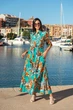 Летнее платье под пояс AnastaSea 22A-460/1 C 44(M) Бирюзовый - изображение 2