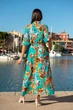 Летнее платье под пояс AnastaSea 22A-460/1 C 44(M) Бирюзовый - изображение 3
