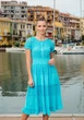 Летнее платье Fresh Cotton 23F-839/7 C 46(L) Голубой - изображение 1