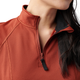 Термореглан жіночий 5.11 Tactical Women's Stratos 1/4 Zip Ox Blood XL (62417-469) - зображення 5