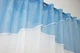 Кухонная занавеска VR-Textil № 078к голубой с белым 280х170 см (52-0249) - изображение 4