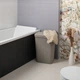 Корзина для белья с крышкой Rotho Country 55l капучино - изображение 10