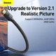 Кабель BASEUS High Definition Series HDMI 8k to HDMI 8k Adapter Cable |2m, 8K, HDMI2.1| (CAKGQ-K01) чорний - зображення 2