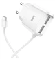 Адаптер сетевой Hoco Micro USB cable Mega Joy C59A |2USB, 2.1A| белый - изображение 1