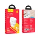 Адаптер сетевой HOCO Type-C to Type-C Cable Victorious single port charger set N24 |1Type-C, 20W/3A, PD/QC| белый - изображение 5