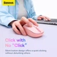 Мышь Baseus F01B Tri-Mode Wireless Mouse |2.4G/BT5.0+BT3.0 | розовая - изображение 12