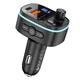 Адаптер автомобильный Hoco Fast car BT FM transmitter E62 |2USB/1Type-C, TF/U Disk, 20W/3A, QC/PD| черный - изображение 2