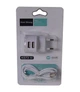 Адаптер мережевий Koni Strong Micro USB cable KS73M |2USB, 2.4A| білий - зображення 1