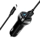 Адаптер автомобильный Hoco Type-C Cable Superior dual port Car charger set Z40 |2USB, 2.4A| черный - изображение 2