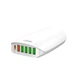 Адаптер сетевой Ldnio A6573C 5USB/1Type-C PD65W/QC3.0 белый - изображение 1