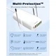 Адаптер сетевой Ldnio A6573C 5USB/1Type-C PD65W/QC3.0 белый - изображение 4