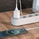 Адаптер мережевий Hoco Type-C Cable Briar dual Port charger set N8 |2USB, 2.4A| (Safety Certified) білий - зображення 7