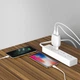 Адаптер сетевой Hoco Lightning Cable Max energy C78A |2USB, 2.4A| белый - изображение 5