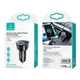 Адаптер автомобільний USAMS Dual Ports Digital Display Fast Car Charger US-CC146 C26 |1USB/1Type-C, 3A/95W, QC/PD| чорний - зображення 9