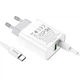Адаптер сетевой HOCO Type-C to Type-C cable rapido charger set C80A |1USB/1Type-C, QC/PD, 20W, 3A| белый - изображение 7