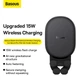 Держатель Baseus Stable Gravitational Wireless Charging Car Mount Pro (Air Outlet Version) |15W| - изображение 9