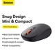 Мышь Baseus F01a Wireless Mouse |2.4G/BT5.0+BT3.0, 800-1000-1200dpi| серый - изображение 11