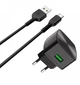 Адаптер сетевой Hoco Type-C cable Cutting-edge c70a |1USB, QC3.0, 3A| черный - изображение 1