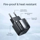 Адаптер сетевой JOYROOM Mini dual Port smart fast charge L-2A121 |2USB, 2.4A| черный - изображение 6
