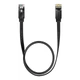 Кабель Baseus high Speed Six types of RJ45 Gigabit network cable (flat cable) |1M| чорний - зображення 3