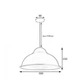 Светильник подвесной в стиле лофт MSK Electric Dome СП 3614 BK+GD - изображение 2