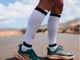 Гетры компрессионные Compressport R2 3.0, T1, обхват 30-34 см, бело-черные - изображение 5